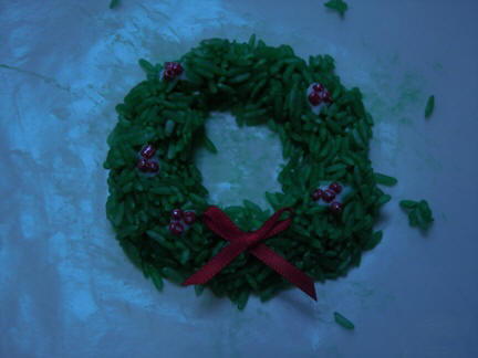 Wreath ornament craft instructions